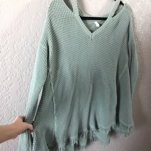 Wishlist Sweaters - Wishlist waffle knit sweater